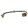Crown Automotive 52008391 Rear Brake Hose for 1997-2006 Jeep TJ Wrangler - Black, Zinc Metal, Rubber, Sold Individually
