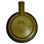 Crown Automotive J3220248 Yellow Plastic Oil Filler Cap for Jeep 1971-1981 CJ-5, CJ-6, CJ-7 w/ 5.0L Engine, 1971-1991 SJ, J-Series w/ 5.9L