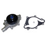 Crown Automotive 53020280 Water Pump for 1993-1998 Jeep ZJ, ZG Grand Cherokee w/ 5.2L, 5.9L Engines - Black, Unpainted Aluminum, Steel