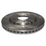Crown Automotive 4721933AB Front Brake Rotor for 2008-2009 Dodge / Chrysler Minivan w/ .460" Vent Thickness - Silver Cast Iron