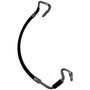Crown Automotive 52089168AD Power Steering Pressure Hose for 03-06 Jeep TJ Wrangler w/ LHD w/ 4.0L Engine - Black, Silver Metal, Rubber