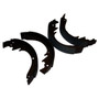 Crown Automotive J8120393 Front or Rear Brake Shoe Set for 1966-1971 Jeep CJ-5, CJ-6, C101 Commando w/ 10" Brakes, Includes Left and Right