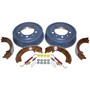Crown Automotive 808770KL Drum Brake Shoe and Drum Kit Front or Rear Left & Right - Fits 1953-1971 Jeep M38-A1, CJ3B, CJ5, CJ-6
