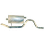 Crown Automotive 52018162 Exhaust Muffler and Pipe Assembly - Fits 1993-1995 Jeep ZJ Grand Cherokee