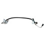 Crown Automotive 68184809AC Left Front Brake Hose for 2007-2018 Jeep JK Wrangler w/ Big Brake Kit - Black Rubber, Steel, Sold Individually