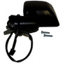 Crown Automotive 68249849AD Left Power, Heated, Manual Folding Mirror for 2015-2018 Jeep JK Wrangler RHD; Textured Black Finish