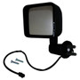 Crown Automotive 68249849AD Left Power, Heated, Manual Folding Mirror for 2015-2018 Jeep JK Wrangler RHD; Textured Black Finish
