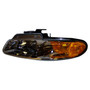Crown Automotive 4857041 Left Headlight Assembly w/ Bulbs for Select 1996-1999 NS Dodge Caravan and Grand Caravan, Plymouth Voyager