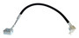 Crown Automotive 52128310AB Rear Brake Hose to Rear Axle for 2002-2005 Jeep KJ Liberty, - Black, Silver Rubber, Steel, Sold Individually
