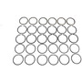 Crown Automotive 83501893K Standard Piston Ring Set for Select 1984-1986 Jeep XJ Cherokee, MJ Comanche w/ 2.8L Engine, Set for 6 Pistons
