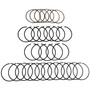 Crown Automotive 83501893K Engine Piston Ring Set Front or Rear Left or Right Upper & Lower - Fits 1984-1986 Jeep MJ Comanche