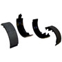 Crown Automotive J8125847 Brake Shoe Set for DJ Postal Jeep w/ 9" Drums - Metal, Semi-Metallic