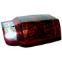 Crown Automotive 55396459AH Left Tail Light Assembly for 2006-2010 XK Commander, Includes Bulbs and Harness - Clear, Red Plastic