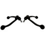 Crown Automotive 52088632K Front Upper Control Arm Set for 2002-2007 Jeep KJ Liberty - Black Rubber, Steel
