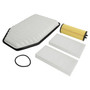 Crown Automotive MFK23 Master Filter Kit for 2012-2013 Jeep JK Wrangler w/ 3.6L Engine, Includes Air, Oil, and Cabin Air Filters