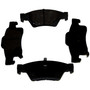 Crown Automotive 68052386AA Rear Brake Pad Set for 2011-2022 Jeep WK Grand Cherokee w/o SRT Package - Gray Semi-Metallic