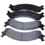 Crown Automotive 5015254AB Brake Pad Set 2000-2002 Dodge BR, BE, Ram Trucks w/ 12.85" Rotors - Gray Semi-Metallic
