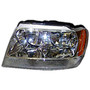 Crown Automotive 55155577AE Left Headlight w/o Headlamp Leveling System for Select 2001-2004 Jeep WG Grand Cherokee, w/ LHD, Sport &