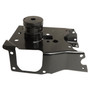 Crown Automotive 68325051AC Right Front Bumper Bracket for 2018+ Jeep JL Wrangler & JT Gladiator w/ Steel Front Bumper - Black Steel