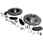 Crown Automotive 52128247K Front Disc Brake Service Kit for 2002-2007 Jeep KJ Liberty, Includes Pad Set, Rotors, and Hardware