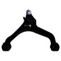 Crown Automotive 52088637AF Left Front Lower Control Arm for 2002-2007 Jeep KJ Liberty, Includes 2 Bushings - Black Metal, Rubber