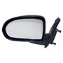 Crown Automotive 5115041AF Left Manual, Manual Folding Mirror for 2007-2017 Jeep MK Compass, Black Textured Finish, Sold Individually