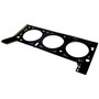 Crown Automotive 4666034AB Right Cylinder Head Gasket for 2007-2011 Jeep JK Wrangler w/ 3.8L Engine - Black, Silver Steel