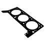 Crown Automotive 4666034AB Right Cylinder Head Gasket for 2007-2011 Jeep JK Wrangler w/ 3.8L Engine - Black, Silver Steel