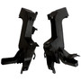 Crown Automotive 5156134K Radiator Support Set for 2011-2013 Jeep WK2 Grand Cherokee - Black Plastic