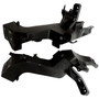 Crown Automotive 5156134K Radiator Support Set for 2011-2013 Jeep WK2 Grand Cherokee - Black Plastic