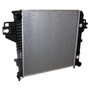Crown Automotive 52080118AA Radiator for 2002-2005 Jeep KJ Liberty w/ 3.7L Engine, 20 x 20, 1 Row - Black, Silver Aluminum, Plastic