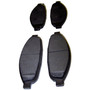 Crown Automotive 5134358AA Front Brake Pad Set for 2004-2008 Chrysler Pacifica, Left and Right - Gray Semi-Metallic