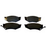 Crown Automotive 4728013 Front Brake Pad Set for 89-90 Dodge, Chrysler, Plymouth Minivans w/ 15" Wheels - Gray Semi-Metallic