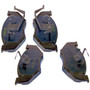 Crown Automotive 4728013 Brake Pad Set Front Left & Right - Fits 1989-1990 Jeep S Minivan