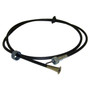Crown Automotive J5751959 Speedometer Cable for 1991-1993 Jeep SJ w/o Speed Control - Black Metal, Rubber, Sold Individually