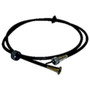 Crown Automotive J5751959 Speedometer Cable for 1991-1993 Jeep SJ w/o Speed Control - Black Metal, Rubber, Sold Individually
