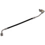 Crown Automotive 52059885AF Left Rear Brake Hose for 2007-2018 Jeep JK Wrangler - Black, Silver Rubber, Steel, Sold Individually