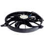 Crown Automotive 55037691AB Cooling Fan Assembly for 2004-2006 KJ Liberty w/ 3.7L Engine, w/ Heavy Duty Cooling - Black Plastic
