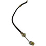 Crown Automotive J0933119 Throttle Cable for 63-64 Jeep SJ, J-Series w/ 6-230 Engine & 67-69 M715 - Black Plastic, Rubber, Steel