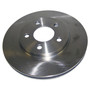 Crown Automotive 5273038AA Left or Right Front Disc Brake Rotor for 2000-2005 PL Neon w/o SRT4 Package - Silver Cast Iron