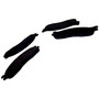 Crown Automotive 5093267AA Brake Pad Set for Dodge 2003-2008 Ram DR, DH, D1 2500 / 3500 Trucks - Gray Semi-Metallic