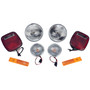 Crown Automotive LK3 Driving Light Kit Front & Rear Left & Right - Fits 1981-1986 Jeep CJ-5, CJ-7, and CJ-8 Models