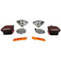 Crown Automotive LK3 Driving Light Kit Front & Rear Left & Right - Fits 1981-1986 Jeep CJ-5, CJ-7, and CJ-8 Models