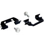Crown Automotive 68267933AA Front Brake Pad Spring Kit for 2015-2018 Jeep BU Renegade, Left or Right, Includes 2 Springs and 2 Bolts