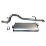 Crown Automotive 52101052AE Muffler & Tailpipe for 1996-2001 Jeep XJ Cherokee w/ 4.0L, 2.5L Engines, Includes Muffler, Tailpipe, and Clamp