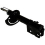 Crown Automotive 5105175AG Left Front Strut for 2007-10 Jeep MK Compass, Patriot w/ Euro Suspension - Black Metal, Rubber