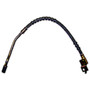 Crown Automotive 52006472 Front Right Brake Hose for 1990-1995 Jeep YJ Wrangler w/o ABS - Black, Zinc Metal, Rubber, Sold Individually