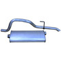 Crown Automotive 5096298AA Muffler & Tailpipe for 1999-2001 Jeep WJ, WG Grand Cherokee w/ 4.7L Engine - Steel