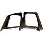 Crown Automotive 55008047 Left Dual Headlight Bezel for 1984-1990 Jeep XJ Cherokee, Plastic, Black & Chrome - Black, Chrome Plastic
