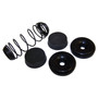 Crown Automotive J8124566 Wheel Cylinder Rebuild Kit for 1974-1991 Jeep SJ, J-10 - Black Metal, Rubber, Sold Individually